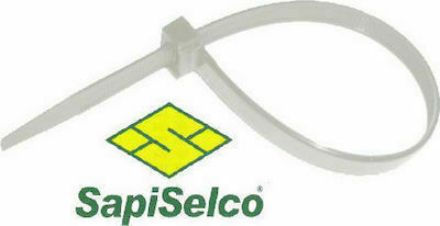 Sapiselco Sapiselco Kunststoff Kabelbinder 540mmx7.5mm in Weiß Farbe 100 Stück