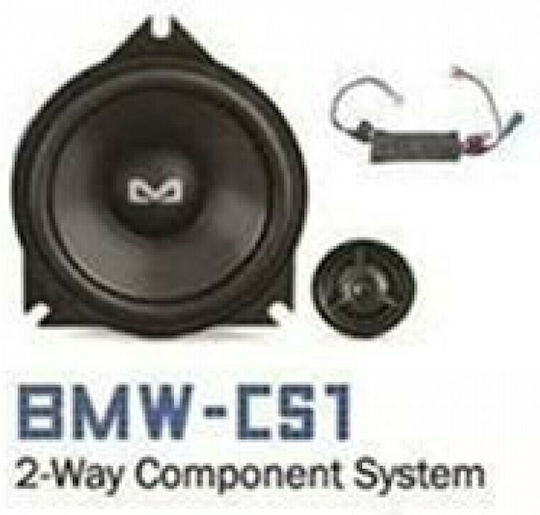 Ampire BMW-CS1 Ηχείο Αυτοκινήτου 4" με 100W RMS (2 Δρόμων)