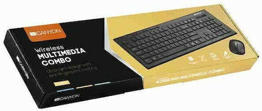 Wireless Multimedia Combo Set-W4 Σετ Πληκτρολόγιο & Ποντίκι Ελληνικό