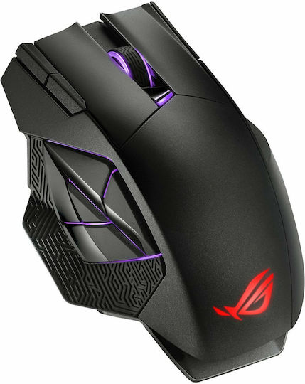Asus ROG Spatha X Ασύρματο RGB Gaming Ποντίκι 19000 DPI Μαύρο