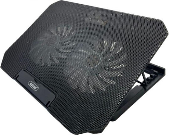Andowl Q-SR03 Cooling Pad για Laptop έως 17" με 2 Ανεμιστήρες