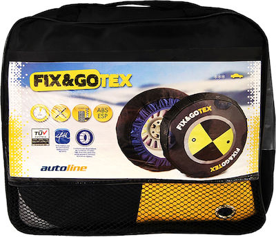 Fix&Go Tex D Αντιολισθητικές Χιονοκουβέρτες για Επιβατικό Αυτοκίνητο 2τμχ