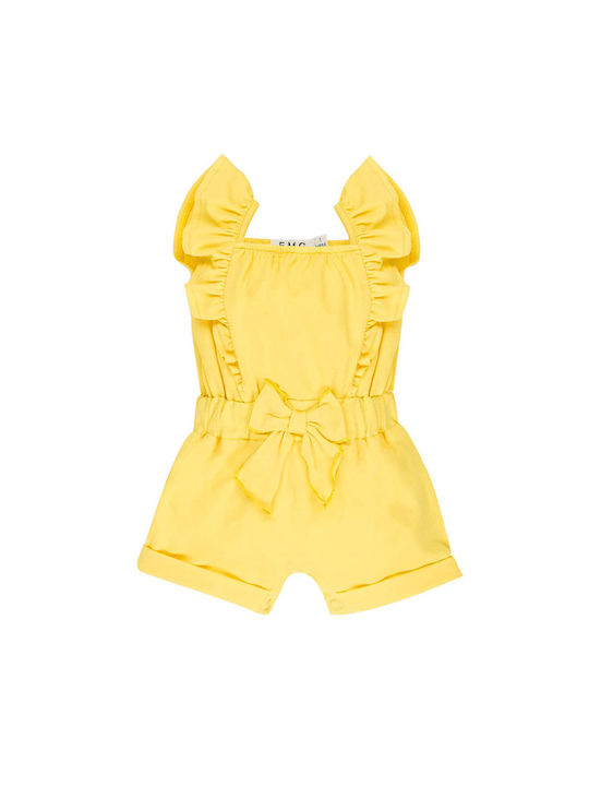 Yellow EMC BZ6640 baby ruffle jacket for girls (12-24 months)