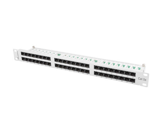 Lanberg Patch Panel για Rack 1U 19" 48 Θυρών cat5e Γκρι