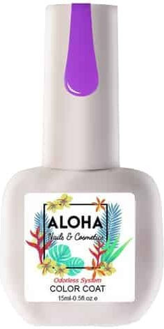 Aloha Fashion Semi-Permanent Nail Polish AF 062 Amethyste Orchid 15ml 1pcs