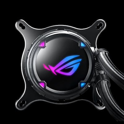 Asus ROG Strix LC 240 Υδρόψυξη Επεξεργαστή Διπλού Ανεμιστήρα 120mm για Socket AM4/1200/115x με RGB Φωτισμό