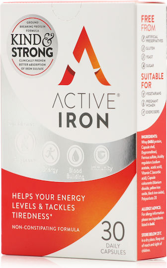 Active Iron Iron 25mg 30 κάψουλες