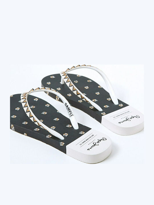 Rake Preppy Frauen Flip Flops in Weiß Farbe