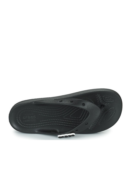 Classic Flip Women's Platform Flip Flops Black