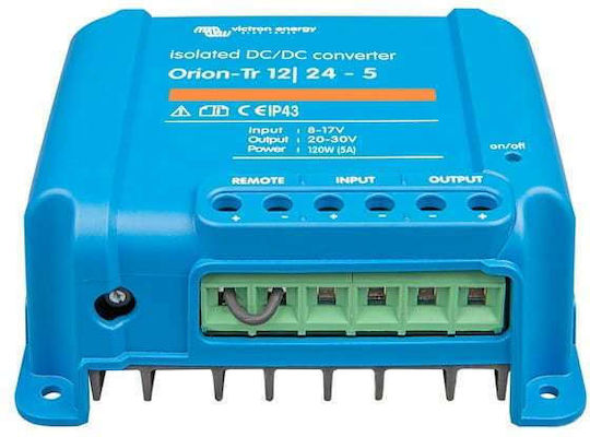 Victron Energy Orion-Tr 12/24-5 Isolated Voltage Converter DC/DC 12V to 24V