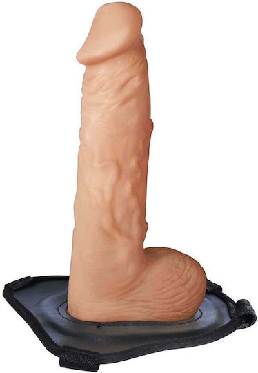 Nanma Excellent Power Erection Assistant Hollow Strap-On Harness with Dildo 24cm in skin color