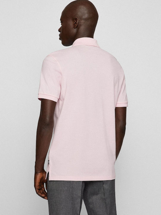 Hugo Boss Men's Short Sleeve Blouse Polo Pink