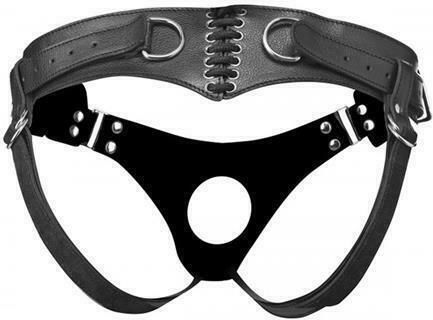 XR Strap U Bodice Corset Style Strap On Harness Harness in Black Color