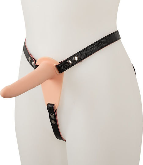 You2Toys Harness με Dildo και Δόνηση σε Μαύρο Χρώμα