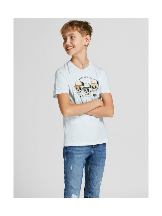 Jack & Jones Παιδικό T-shirt Λευκό