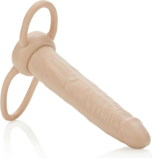 Calexotics Accommodator Dual Penetrator με Dildo 13cm στο χρώμα του δέρματος