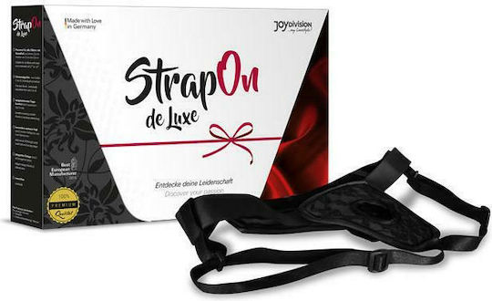 JoyDivision Strap On De Luxe With Back Harness σε Μαύρο Χρώμα