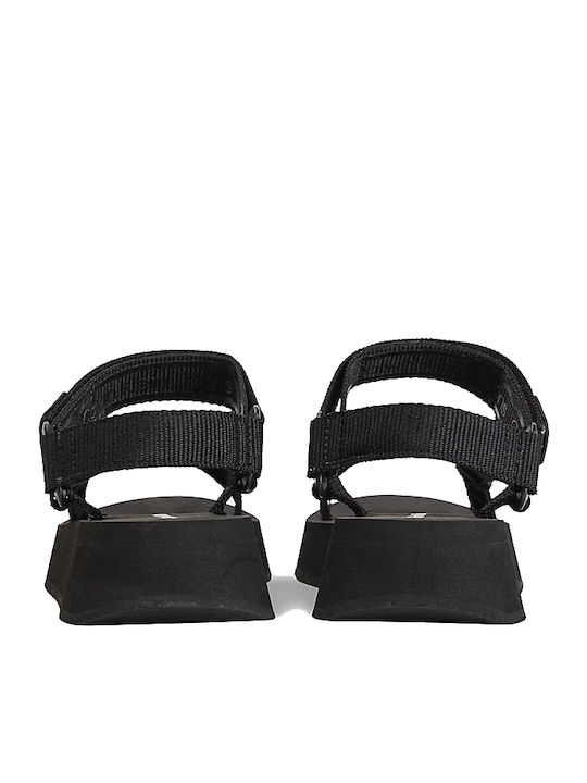 Sandale casual damă Sport în Culoare Negru