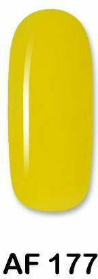 Aloha Fashion Хибриден Лак за Нокти AF 177 Illuminating Yellow 15мл 1бр