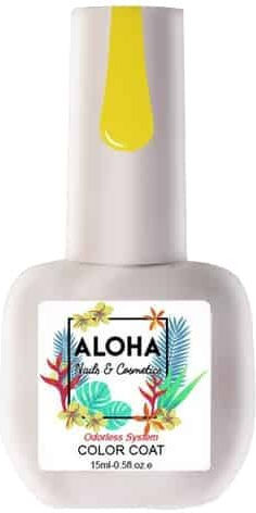 Aloha Fashion Хибриден Лак за Нокти AF 177 Illuminating Yellow 15мл 1бр