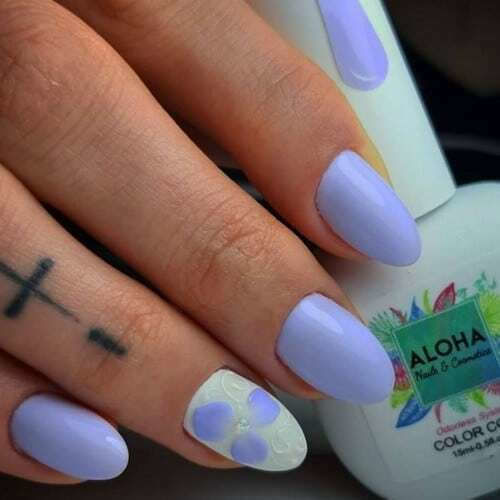 Aloha Fashion Ημιμόνιμο Βερνίκι Νυχιών AF 103 Lilac Violet 15ml