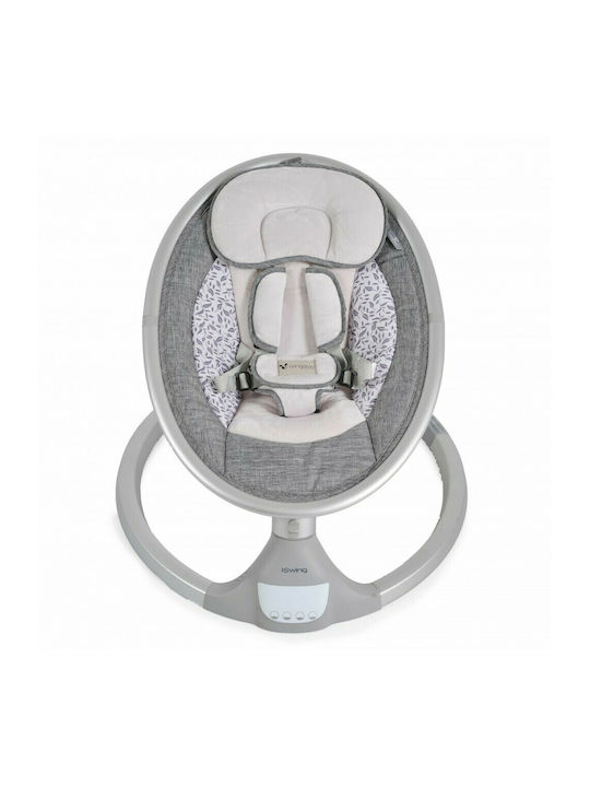 Cangaroo Ηλεκτρικό Relax Μωρού ISwing 2 με Μουσική Silver για Παιδί έως 9kg