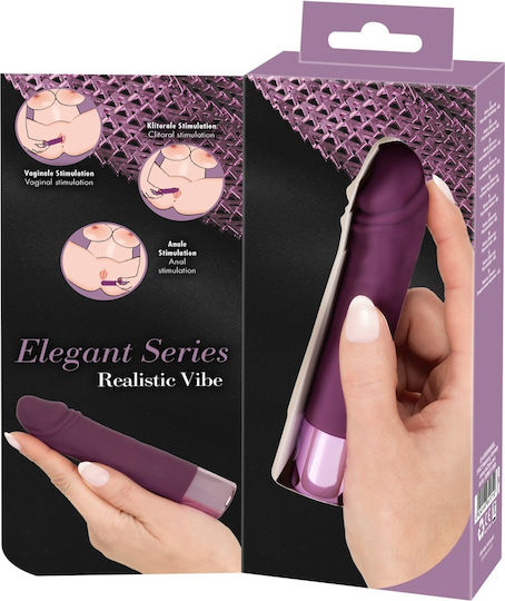 You2Toys Elegant Series Realisitc Vibe Classic Vibrator Taupe