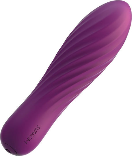 Svakom Tulip Rechargeable Vibrator Mini Κλασικός Δονητής 10.6cm Violet
