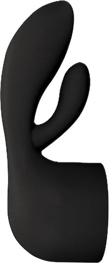 Bodywand Rabbit Wand Silicone Attachment Κεφαλή για Δονητή Black