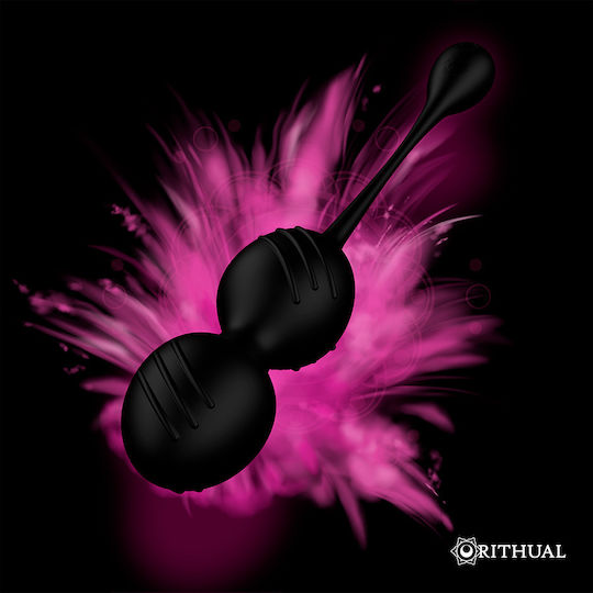 Rithual Nisha Rechargeable Kegel Balls Вагинални топки с вибрация Черен