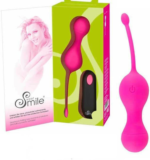 You2Toys Sweet Smile Remote Controlled Love Balls Ασύρματες Κολπικές Μπάλες με Δόνηση Ροζ