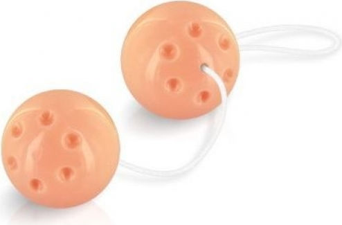 Seven Creations Rubber Balls Κολπικές Μπάλες Flesh