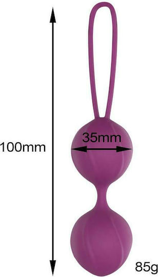 Engily Ross Garbo Engily Ross Kegel Silicone Ball Κολπικές Μπάλες Μωβ