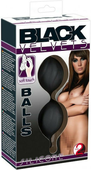 You2Toys Black Velvets Balls Silicone Вагинални топки Черен