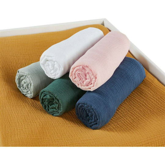 La Redoute Interieurs Weiche Wickelauflage Kumla aus Stoff Gray Blue 48x72cm