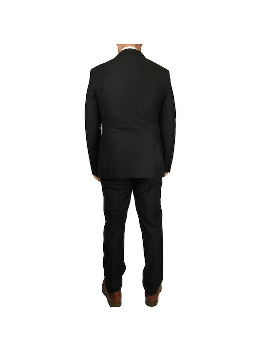 ANZUG SLIM FIT SCHWARZ 101.19.KELVIN FREEMAN (101.19.KELVIN-1-)