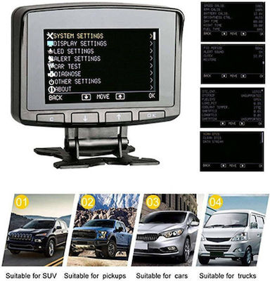 Autool X50 Plus Fahrzeugdiagnosewerkzeug Digital OBD 2 mit mit Kabel