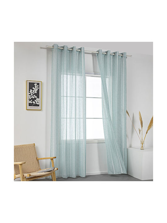 Beauty Home Κουρτίνα με Τρουκς 8441 Βεραμαν 140x270εκ.