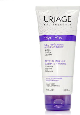 Uriage Gyn-Phy Refreshing Intimate Hygiene Gel Καθαρισμού για την Ευαίσθητη Περιοχή 200ml