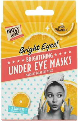 Dirty Works Brightening Under Masks Eyes Brightening Mask 3pcs