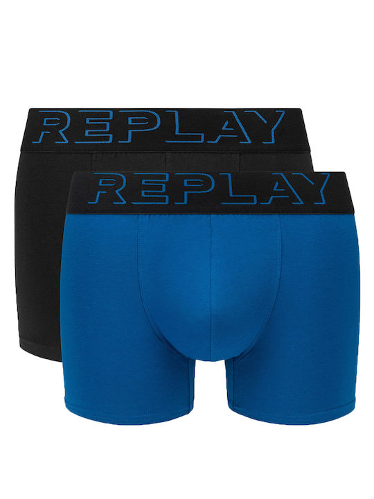 Ανδρικά Μποξεράκια Blue / Navy Blue 2Pack