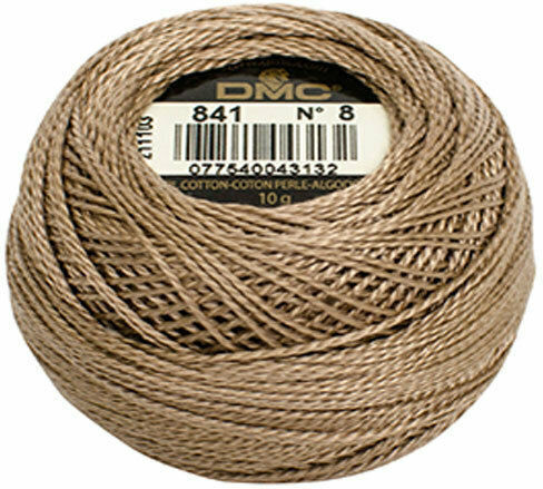 DMC Thread Embroidery Cotton Perle No8 Cotton in Beige color 87m 10g 87m