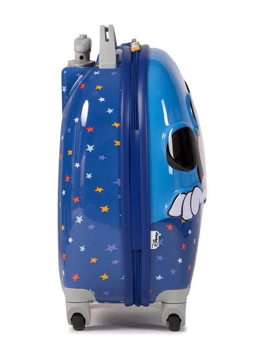 Samsonite DISNEY Παιδική Βαλίτσα Ταξιδίου Καμπίνας Σκληρή Μπλε με 4 Ρόδες Ύψους 46.5εκ.