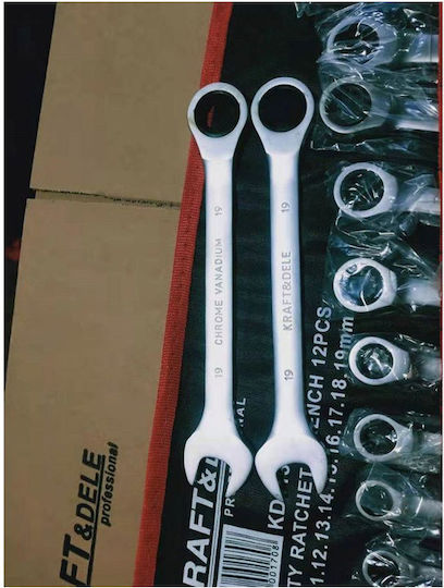 Kraft & Dele Set Germano-polygon cu Dimensiune de la 8mm până la 19mm 12buc
