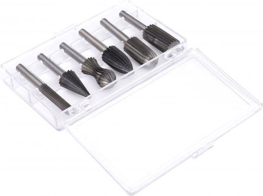 Kraft & Dele Set Freze Oțel de mare viteză pentru Metal 6.3mm 6buc