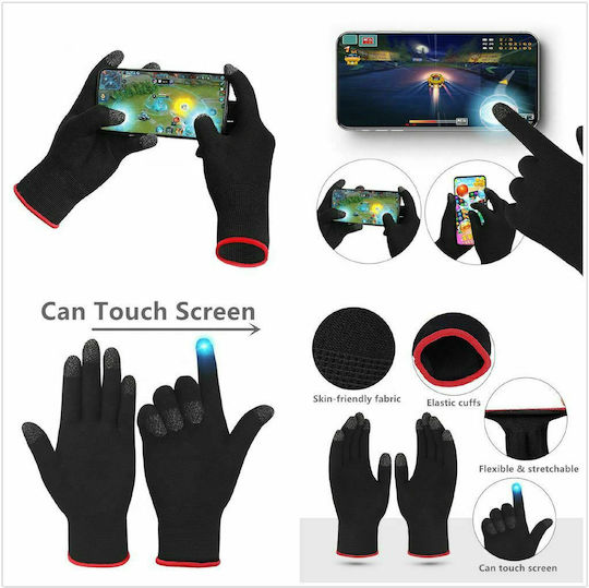 TN-007 Finger Sleeves σε Μαύρο χρώμα