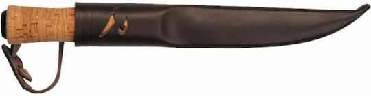 Helle Hellefisk 120 Knife Beige in Leather Sheath