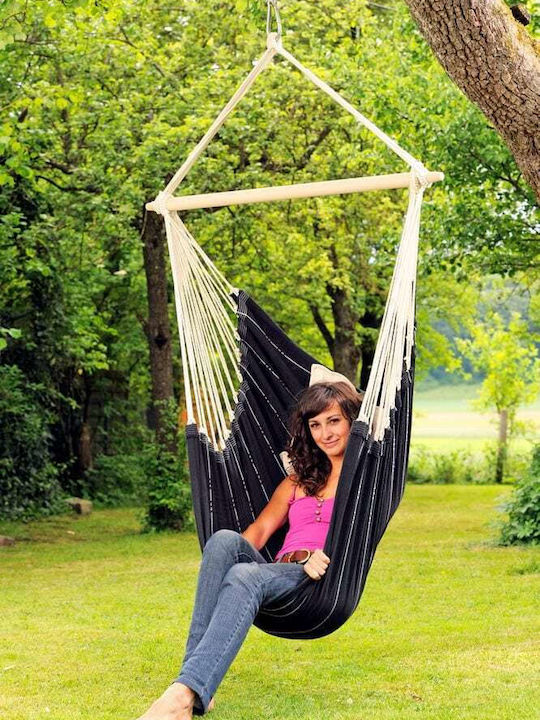 Amazonas Brasil Single Hammock Black 160x160cm