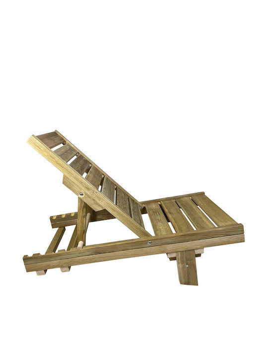 Șezlong Lemn Maro 200x68x32cm