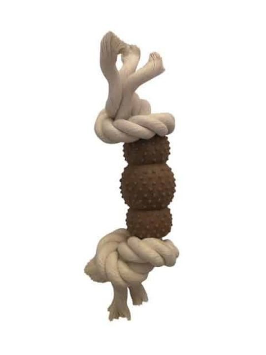 Pet Interest Toy Caramel Dog Toy Rope Beige 22.5cm